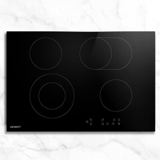 Devanti Electric Ceramic Cooktop 77cm.
