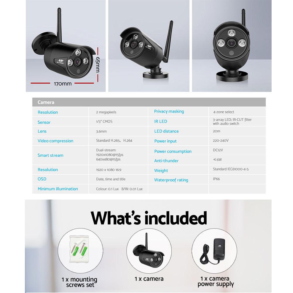 UL-tech Wireless CCTV 3MP Camera Bullet.