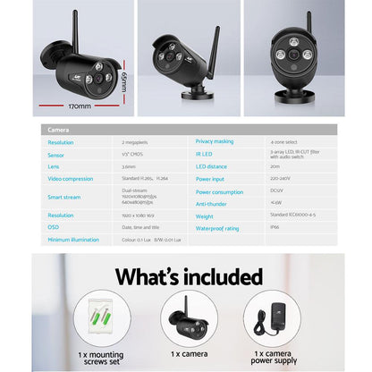 UL-tech Wireless CCTV 3MP Camera Bullet.