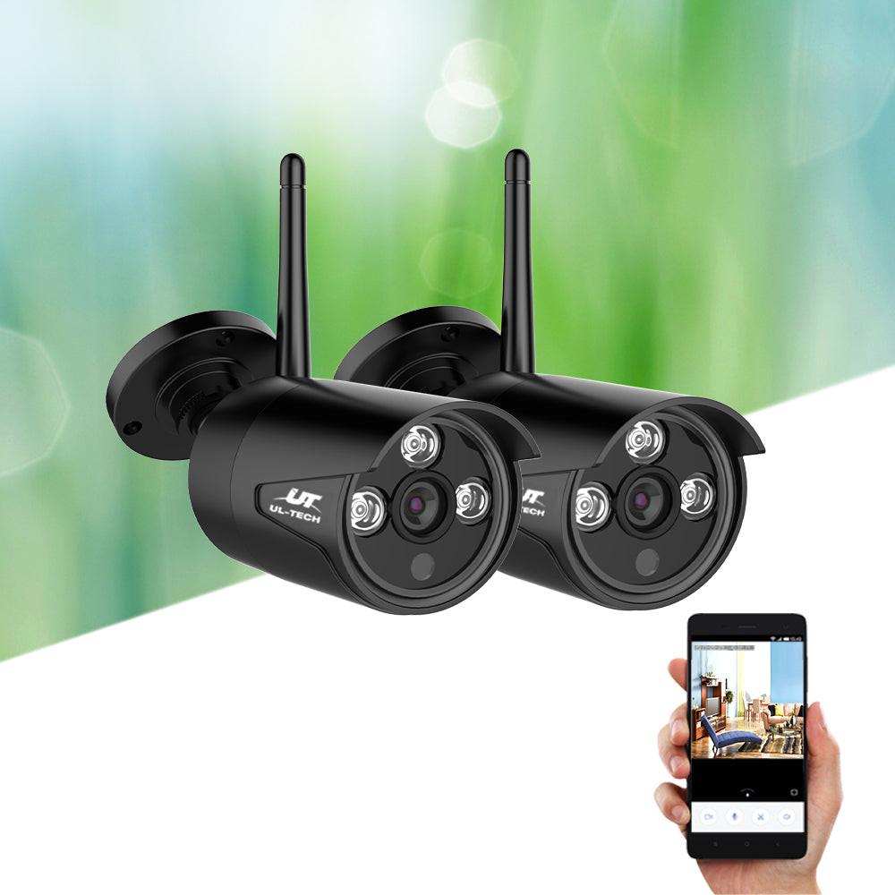 UL-tech Wireless CCTV 3MP 2 Cameras Bullet.