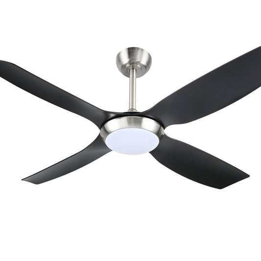 Devanti 52'' Ceiling Fan DC Motor w/Light w/Remote Black.