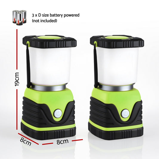 Weisshorn 2-Pack LED Camping Lanterns, 1000LM Super Bright Waterproof Portable Emergency Tent Lights.