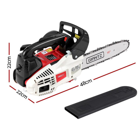 Giantz 25cc Petrol Chainsaw 10" Bar E-Start Tree Pruning Chain Saw.