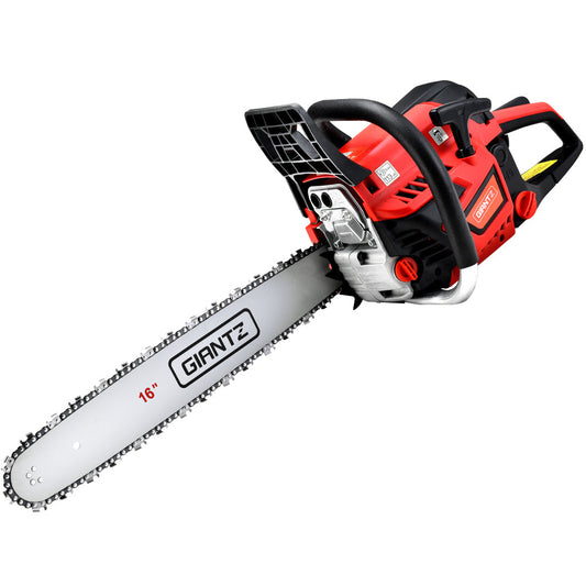 Giantz Chainsaw Petrol 45CC 16" Bar Commercial E-Start Pruning Chain Saw 1.7kW.