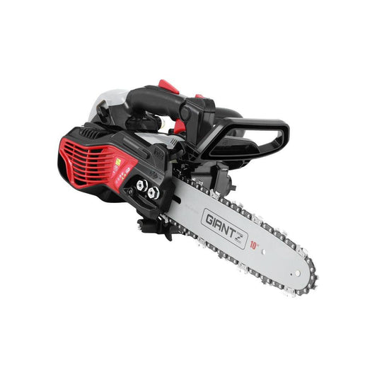Giantz 25CC Petrol Chainsaw 10'' Bar Chain Saw Lightweight for Pruning Cutting.