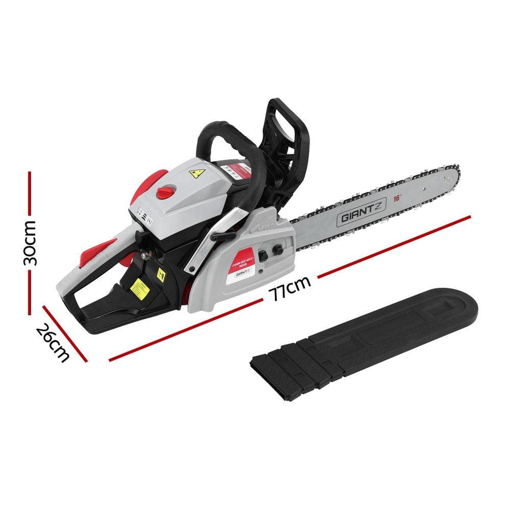 Giantz 42CC Petrol Chainsaw 16'' Bar Chain Saw Lightweight for Pruning Cutting.