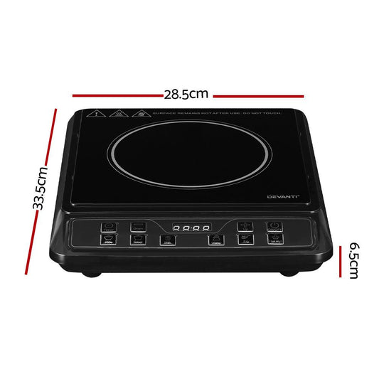 Devanti Induction Cooktop 30cm Portable Cooker.