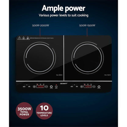 Devanti Induction Cooktop 60cm Portable Cooker.