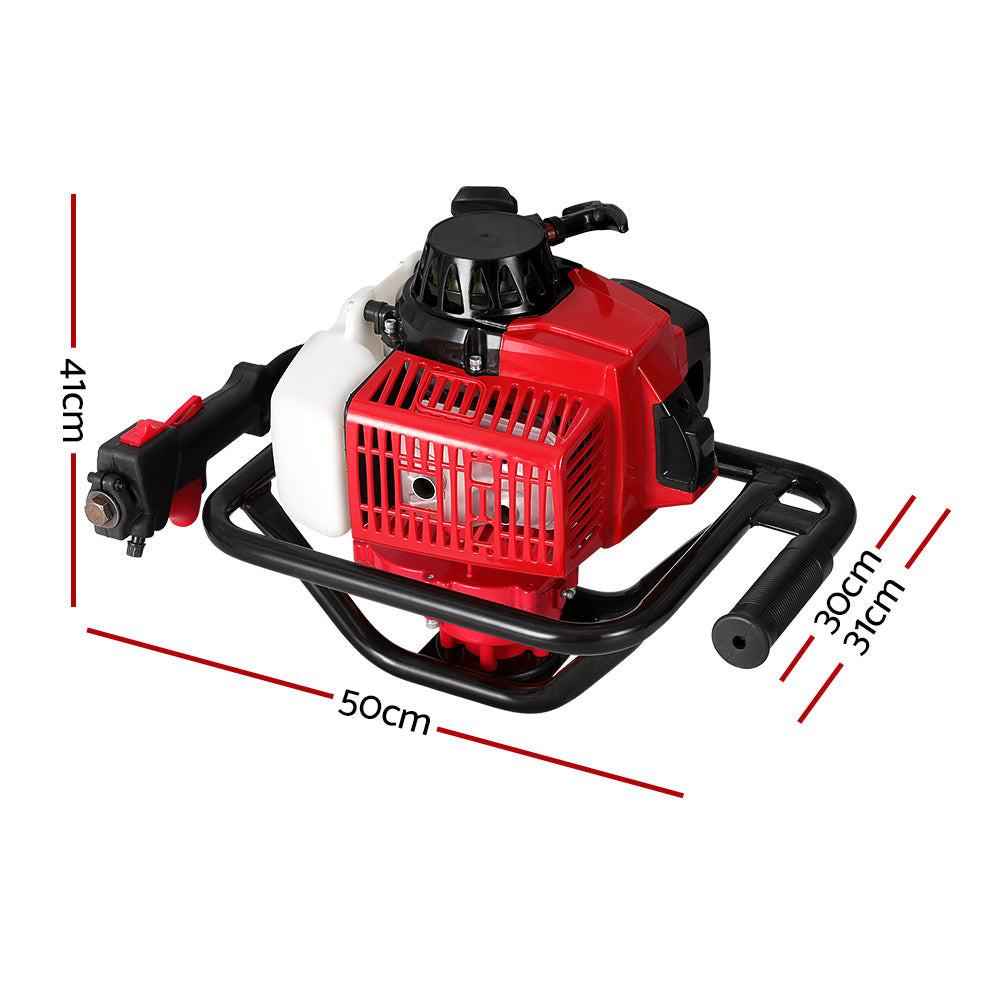 Giantz Post Hole Digger Motor Only Engine Petrol Red.