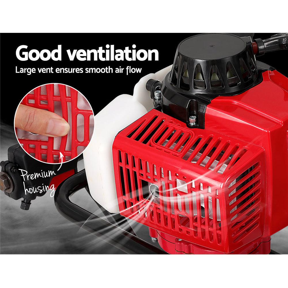 Giantz Post Hole Digger Motor Only Engine Petrol Red.