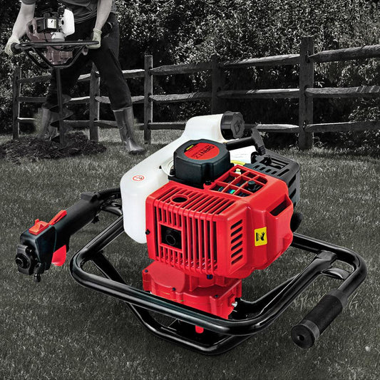 Giantz Post Hole Digger Motor Only Petrol Engine Red.