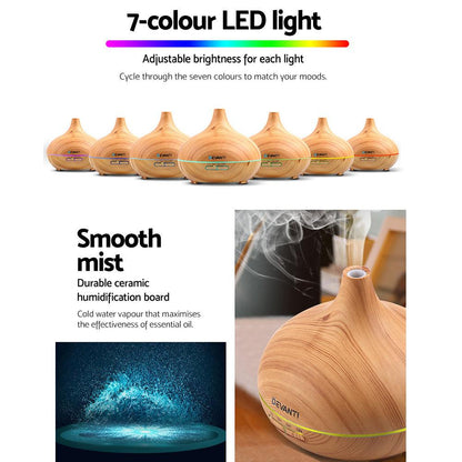 Devanti Aroma Diffuser Aromatherapy Humidifier 300ml.