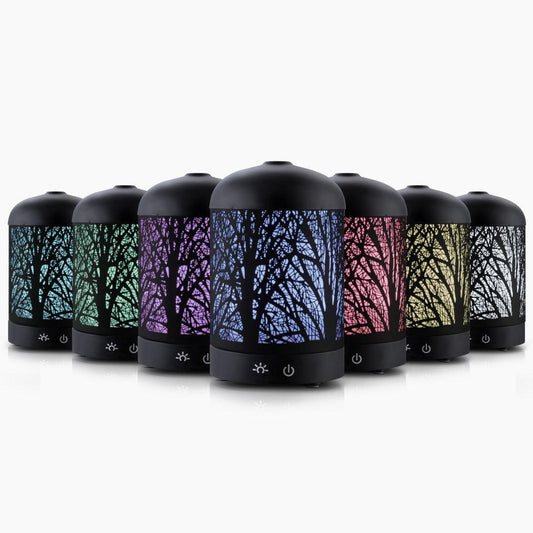 Devanti Aroma Diffuser Aromatherapy Black 160ml.