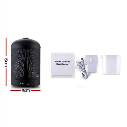 Devanti Aroma Diffuser Aromatherapy Black 160ml.