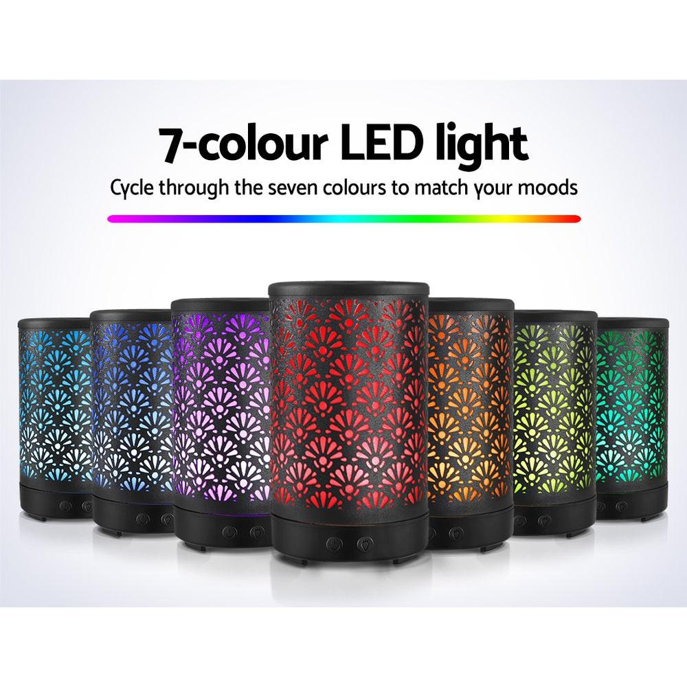 Devanti Aroma Diffuser Aromatherapy Black 100ml.
