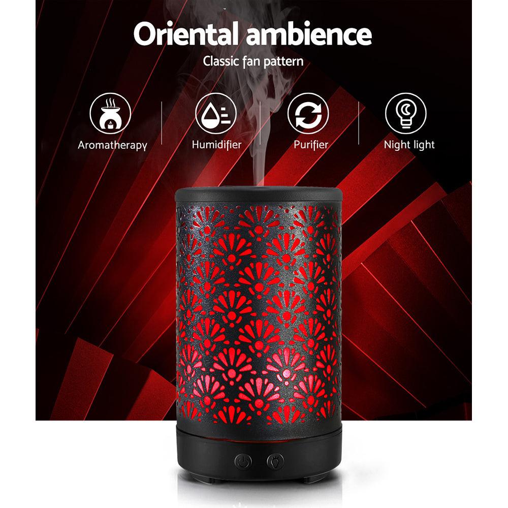 Devanti Aroma Diffuser Aromatherapy Black 100ml.