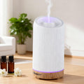 Devanti Ultrasonic Aroma Diffuser Aromatherapy 200ml LED Lights Iron Humidifier Forest.