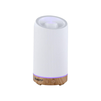 Devanti Ultrasonic Aroma Diffuser Aromatherapy 200ml LED Lights Iron Humidifier Forest.