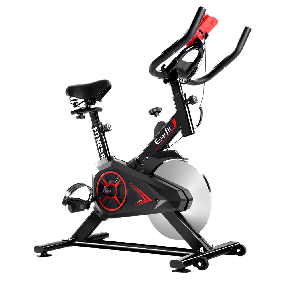 Everfit Spin Bike Exercise Bike Flywheel Cycling Home Gym Fitness Adjustable.