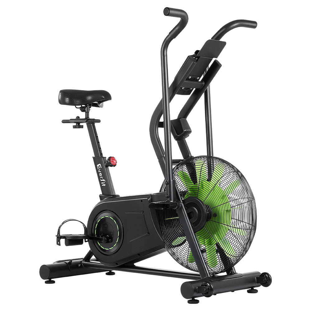 Everfit Air Bike Dual Action Exercise Bike Fitness Home Gym Cardio.
