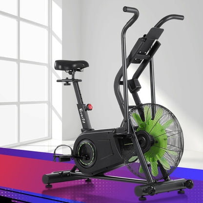 Everfit Air Bike Dual Action Exercise Bike Fitness Home Gym Cardio.