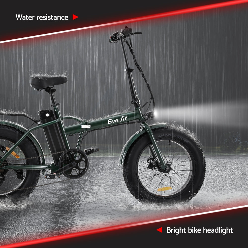 Everfit 20 Inch Folding Electric Bike Urban City Bicycle eBike Rechargeable.