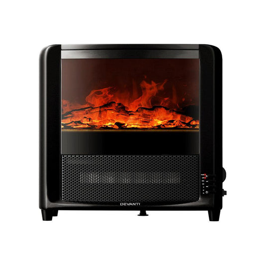 Devanti Electric Fireplace Fire Heaters 2000W.