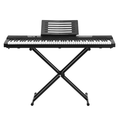 Alpha 88 Keys Electronic Piano Keyboard Digital Electric w/ Stand Sustain Pedal.