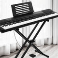 Alpha 88 Keys Electronic Piano Keyboard Digital Electric w/ Stand Sustain Pedal.