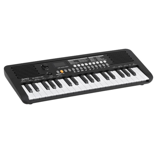 Alpha 37-Key Digital Piano Keyboard Electric Black.
