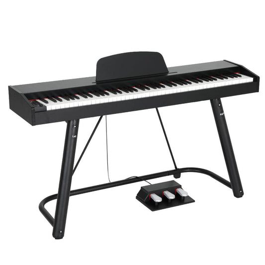 Alpha 88 Keys Electronic Piano Keyboard Digital Electric w/ Stand Semi-Weighted.