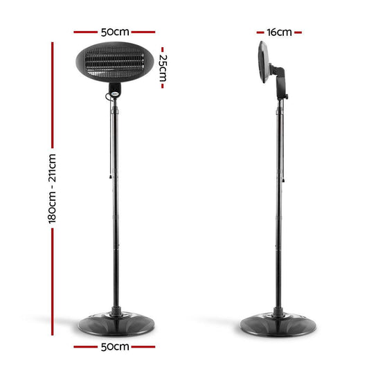 Devanti Electric Patio Heater 2000W.