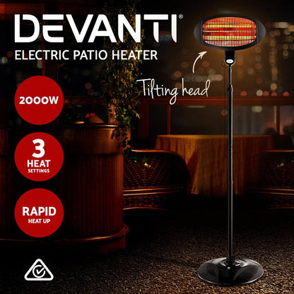Devanti Electric Patio Heater 2000W.