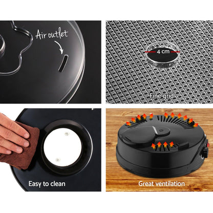 Devanti 5 Trays Food Dehydrator Fruit Dehydrators Pet Beef Jerky Dryer Black.