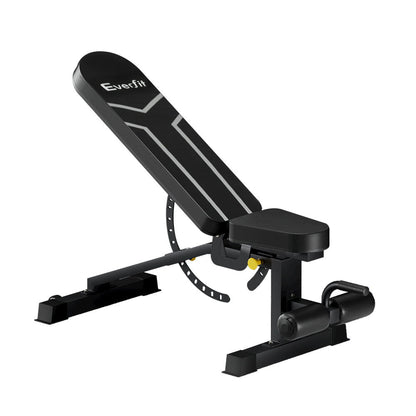 Everfit Weight Bench Adjustable FID Bench Press Home Gym 450kg Capacity.