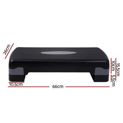 Everfit Aerobic Step Exercise Stepper Steps Home Gym Fitness Block Bench Riser.
