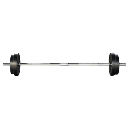 Everfit 38kg Barbell Set Weight Plates Bar Lifting Bench 168cm.