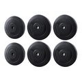 Everfit 50kg Barbell Weight Plates Standard Home Gym Press Fitness Exercise.