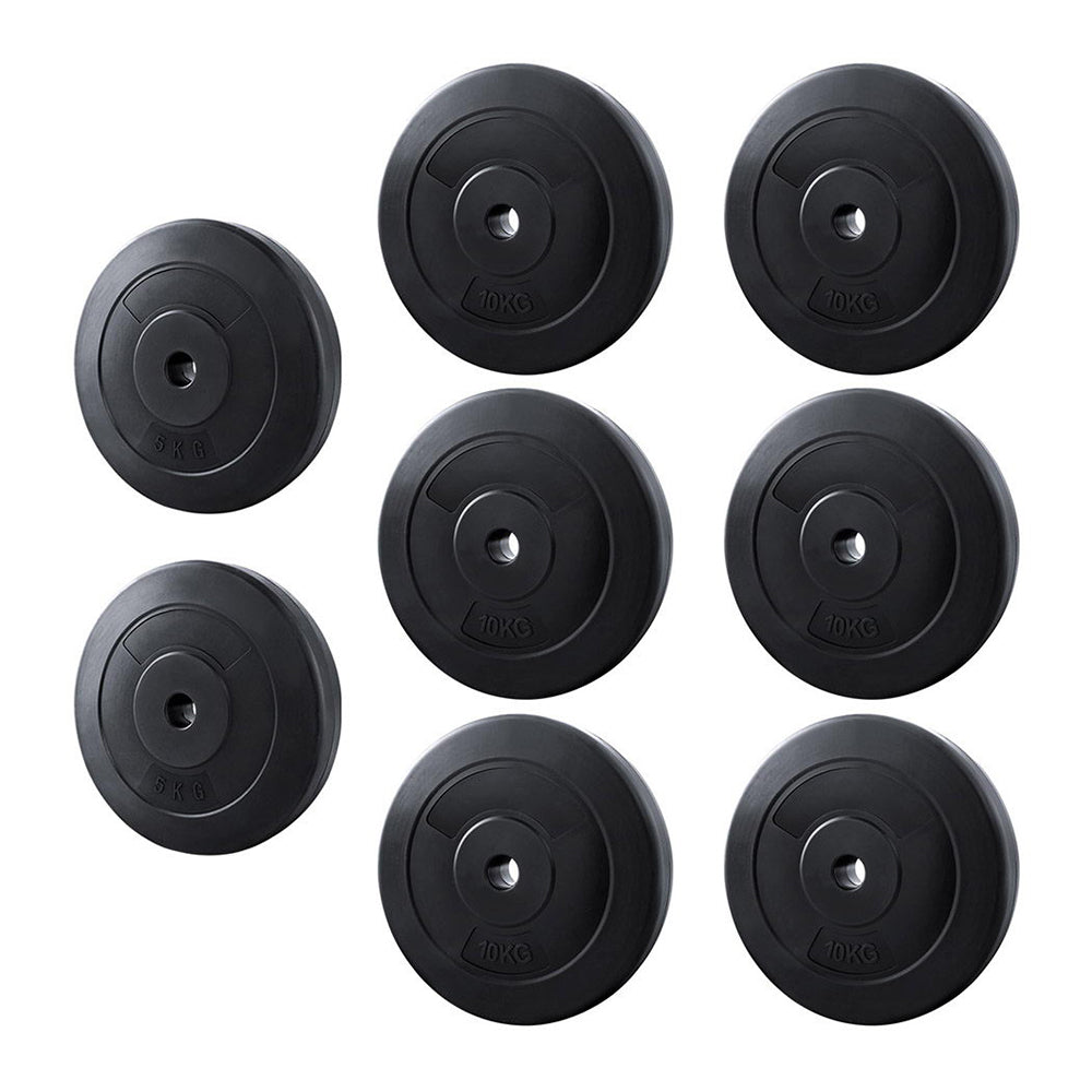 Everfit 70kg Barbell Weight Plates Standard Home Gym Press Fitness Exercise.