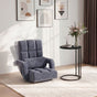 Artiss Floor Sofa Chair & Coffee Table Set, Swivel Lounge Recliner Side Tables