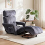 Artiss Floor Lounge & Coffee Table Set, Adjustable Recliner End Table w/ Wheels