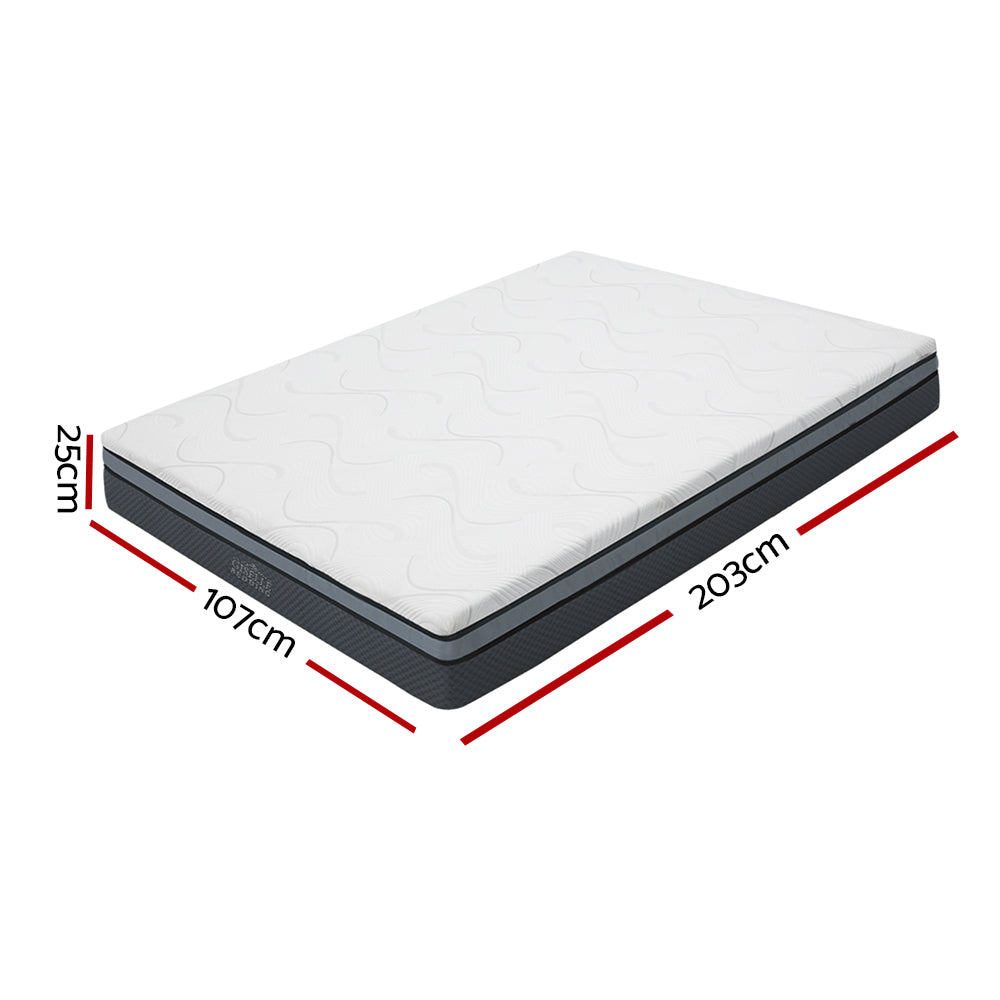 Giselle Bedding Memory Foam Mattress Bed Cool Gel 25cm King Single.