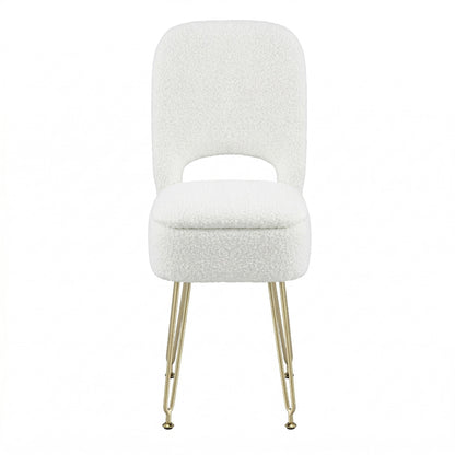 Artiss Storage Ottoman Vanity Stool Foot Stool Folding Back White