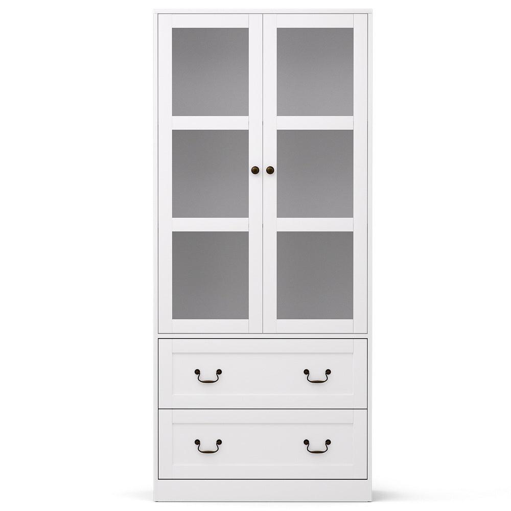 Artiss Buffet Sideboard 180cm Hutch Storage Cabinet Kitchen Drawer Door White.