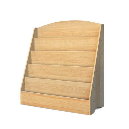 Keezi 5 Tiers Kids Bookshelf Magazine Shelf Organiser Bookcase Display Rack.