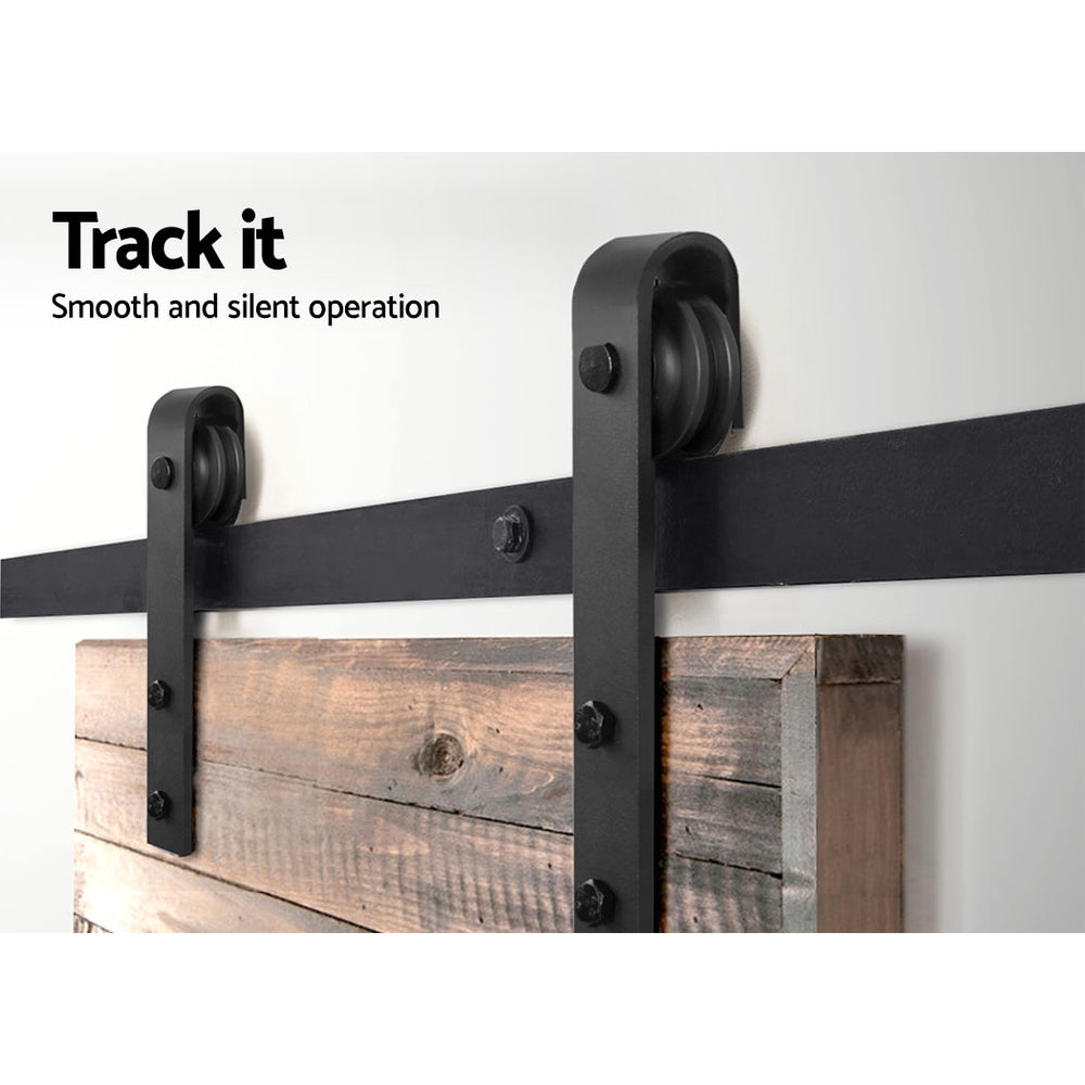 Cefito Sliding Barn Door Hardware Track Set 4m.