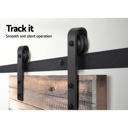 Cefito Sliding Barn Door Hardware Track Set 4m.