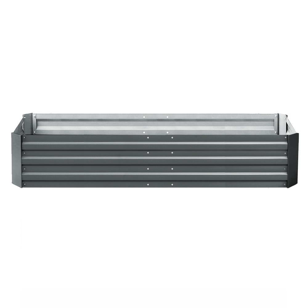 Green Fingers Garden Bed 180x90cm Planter Box Raised Container Galvanised Steel.