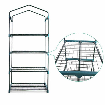 Green Fingers Greenhouse 4 Tiers Mini Green House Garden Bed Planter Box 1.6x0.7x0.5M.