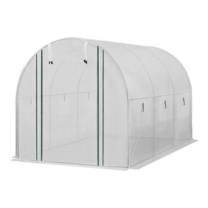 Green Fingers Greenhouse 3x2x2M Walk in Green House White